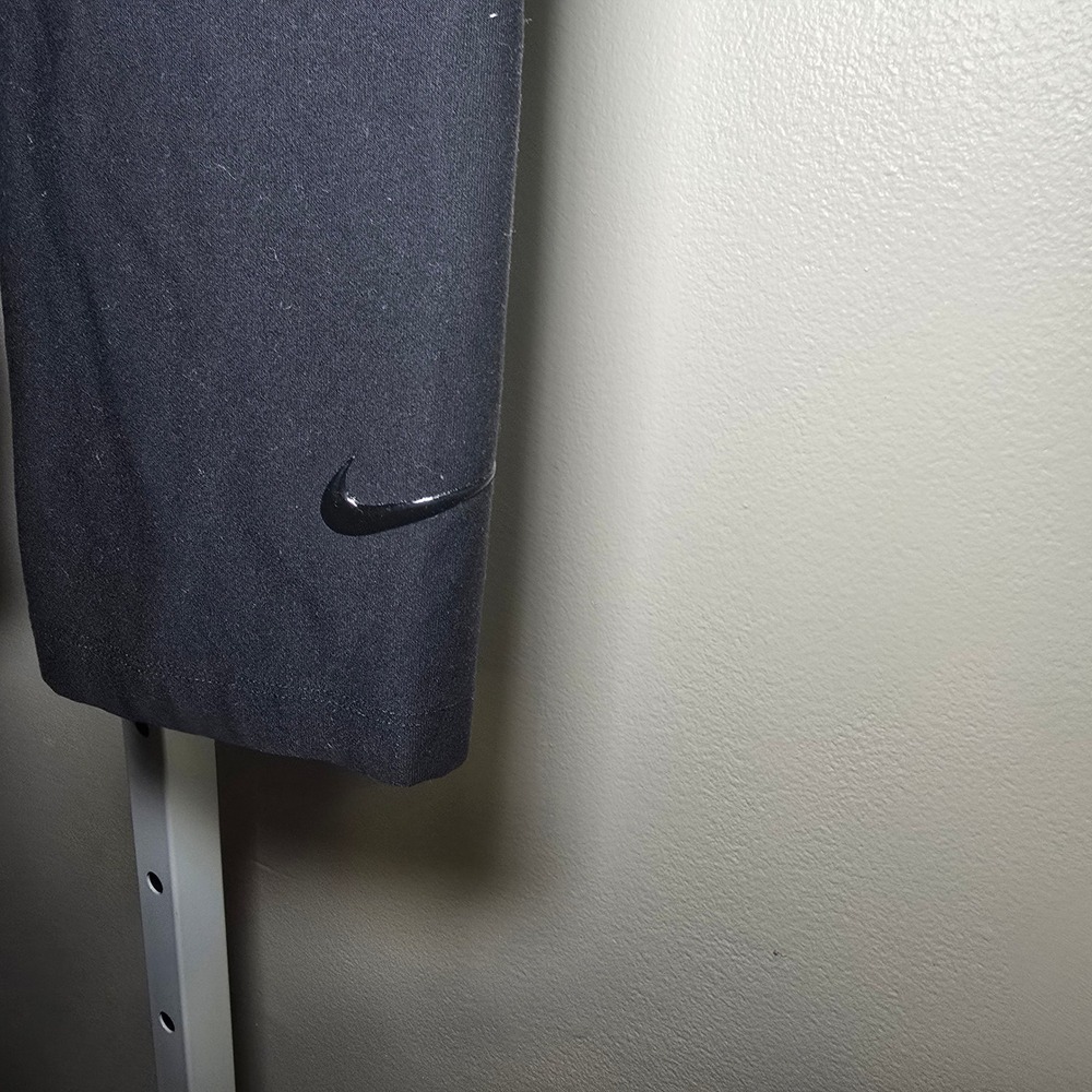 Nike Dri-FIT Women Black Cropped Leggings High Waisted Athletic Pants Size M - Picture 3 of 5